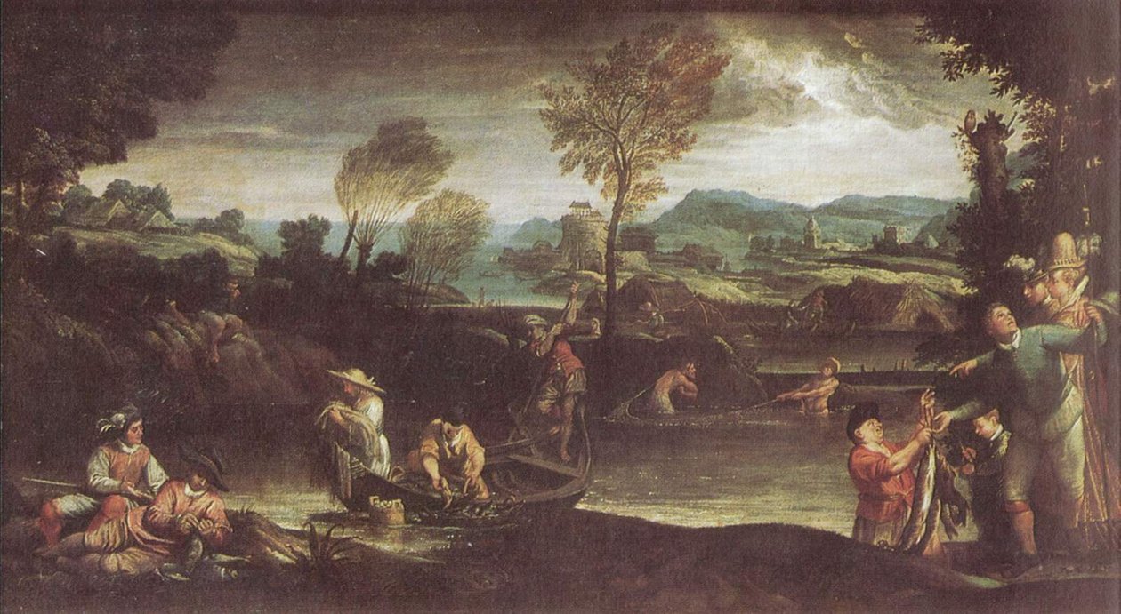 Rybaření od Annibale Carracci