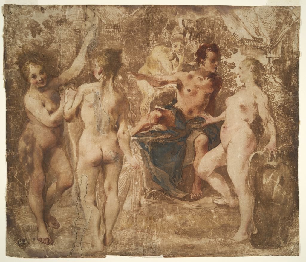 Rozsudek v Paříži od Annibale Carracci