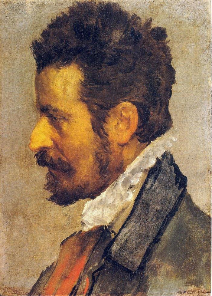 Hlava muže od Annibale Carracci