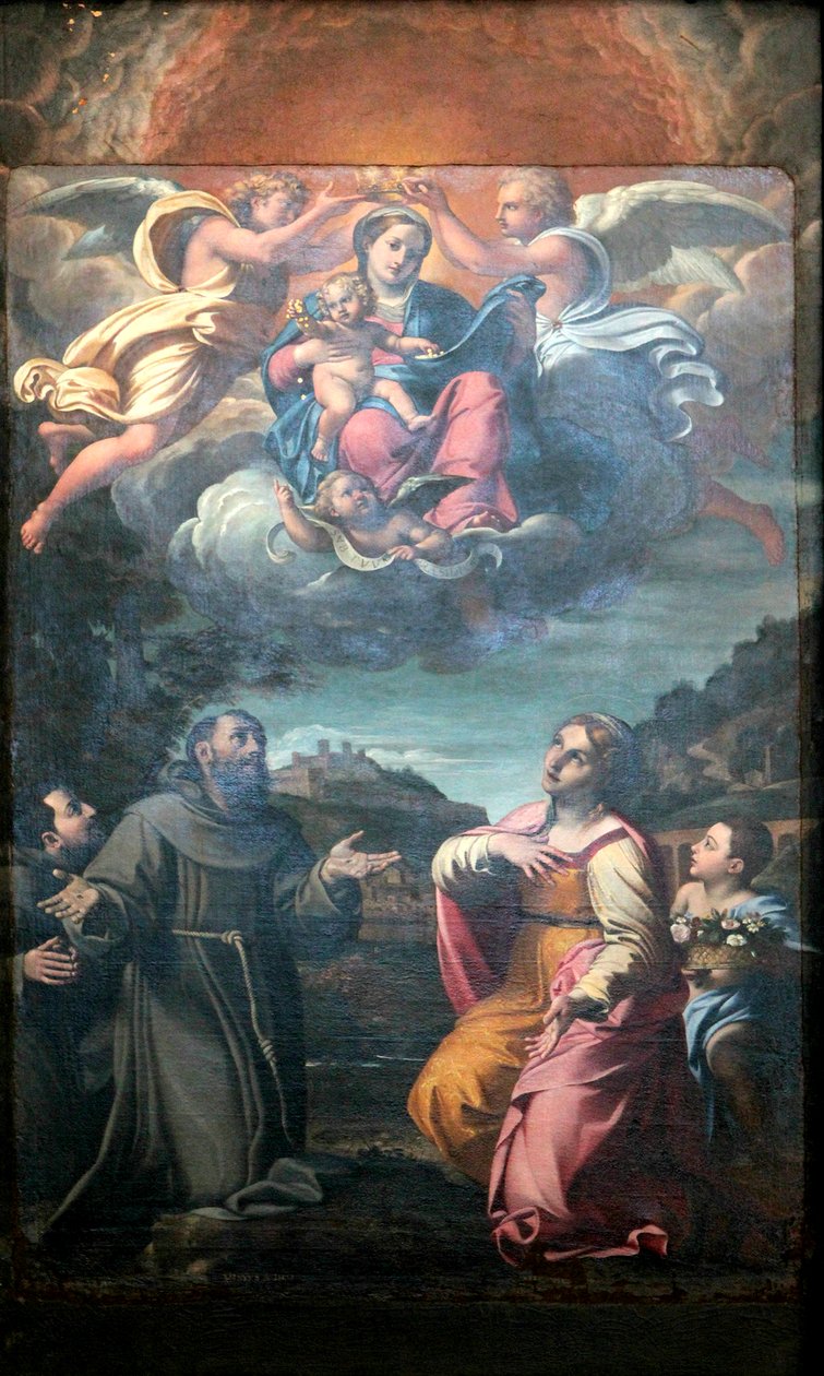 Madona se svatými od Annibale Carracci
