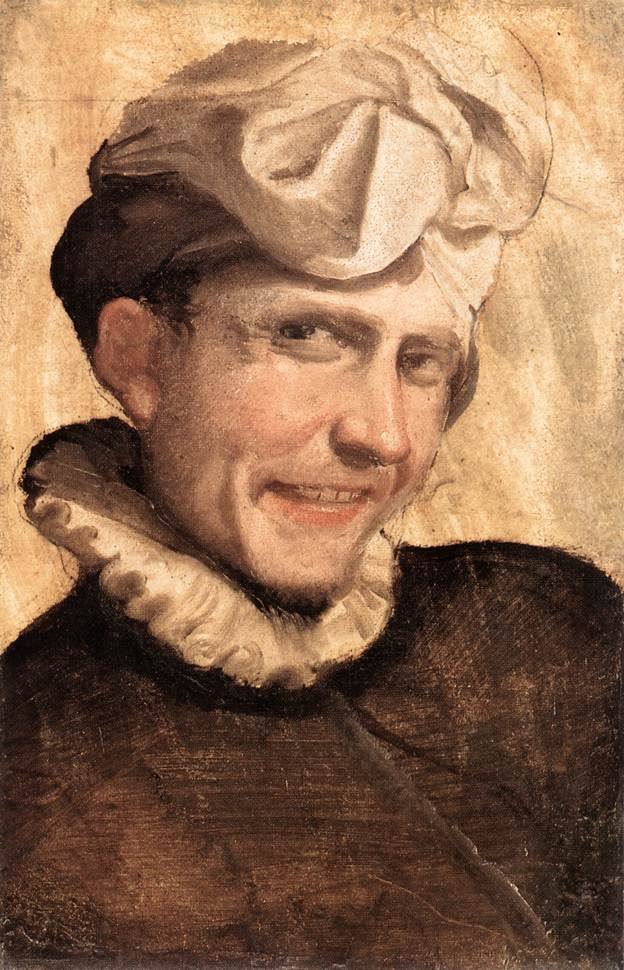 Muž se směje od Annibale Carracci