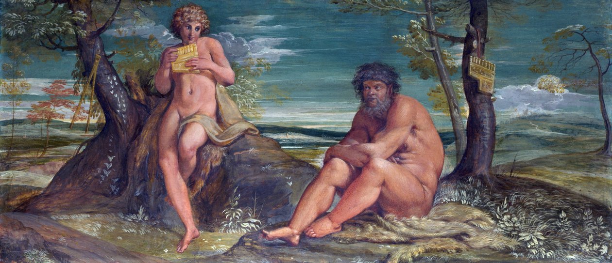 Marsyas a Olymp od Annibale Carracci