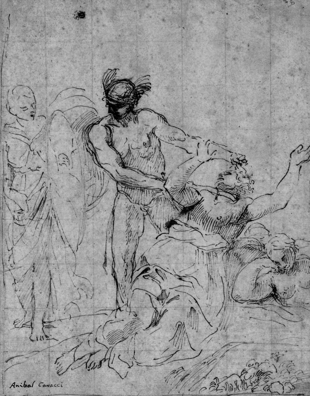 Perseus zabíjející Medúzu od Annibale Carracci