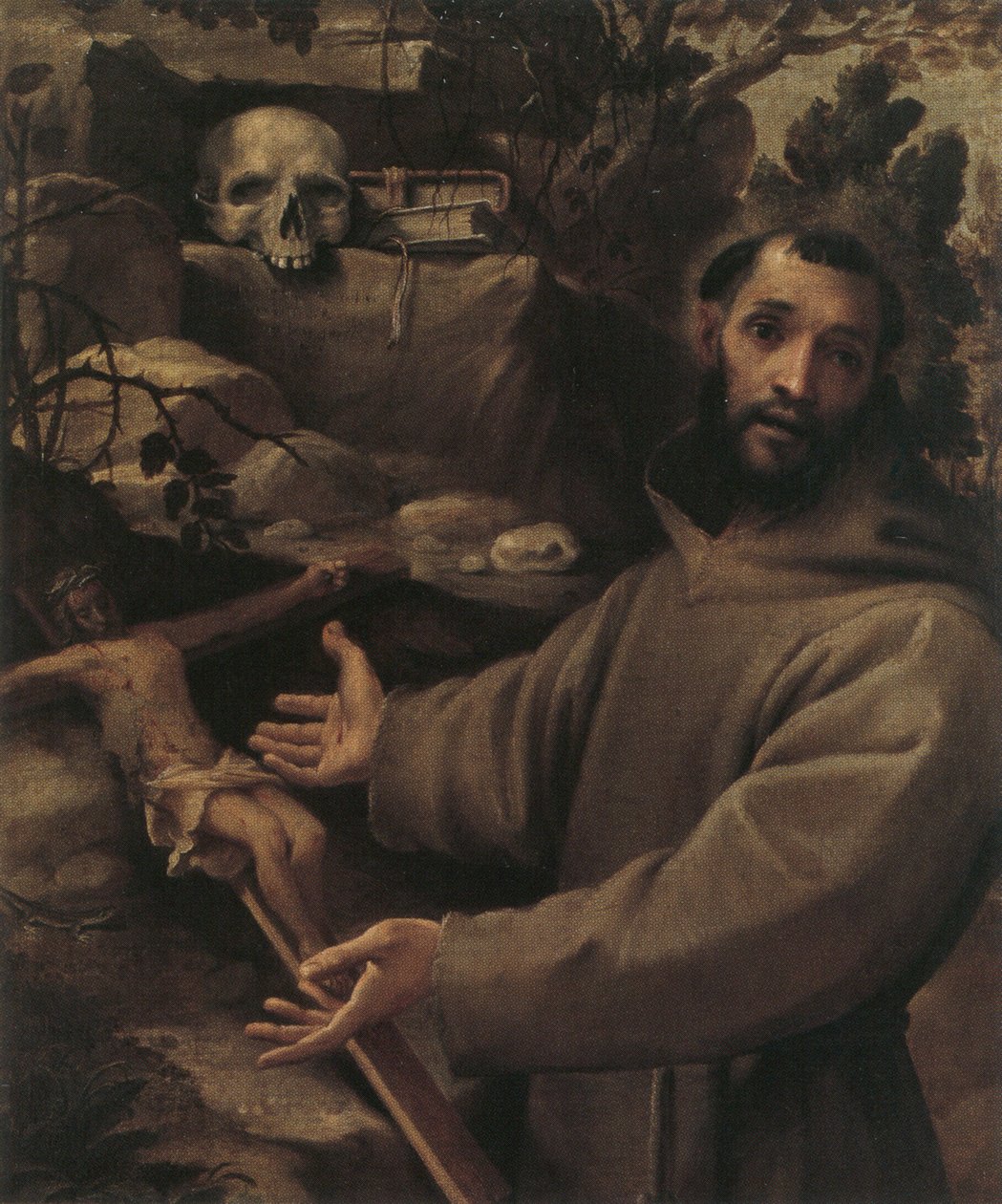 Svatý František od Annibale Carracci