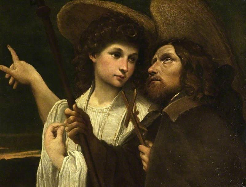 Svatý Roch a anděl od Annibale Carracci