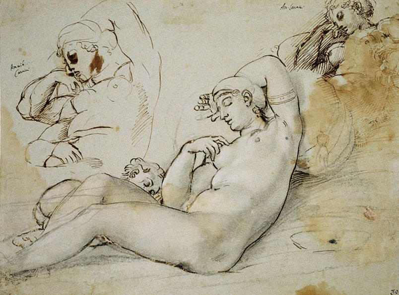 Spící Venuše od Annibale Carracci