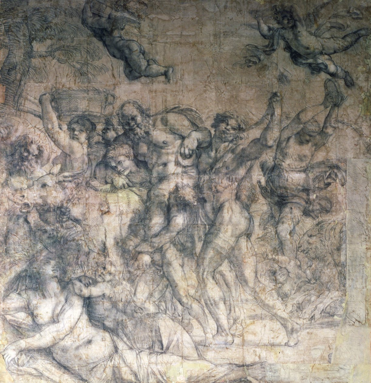 Triumph of Bacchus (tužka) od Annibale Carracci