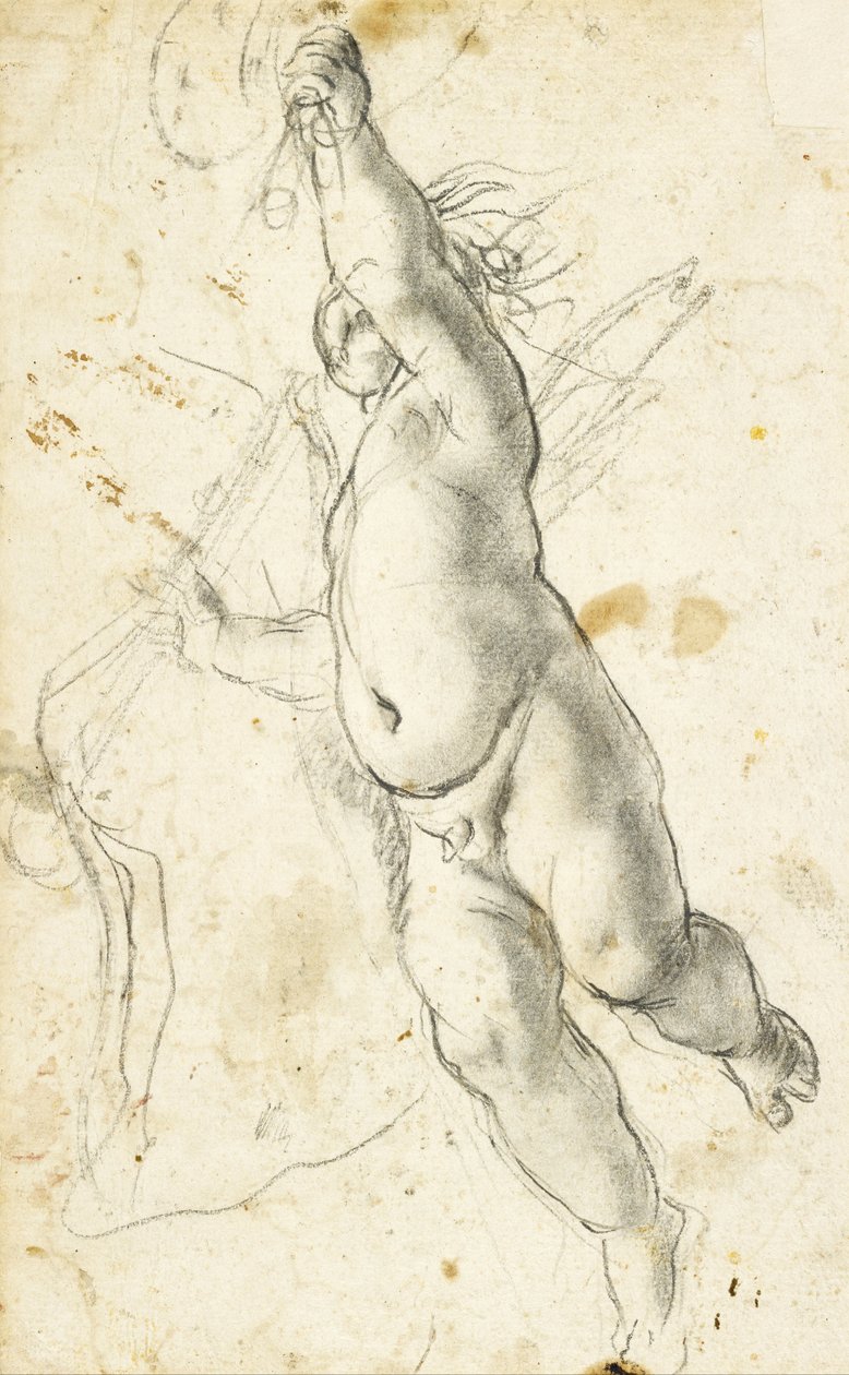 Létající Putto od Annibale Carracci