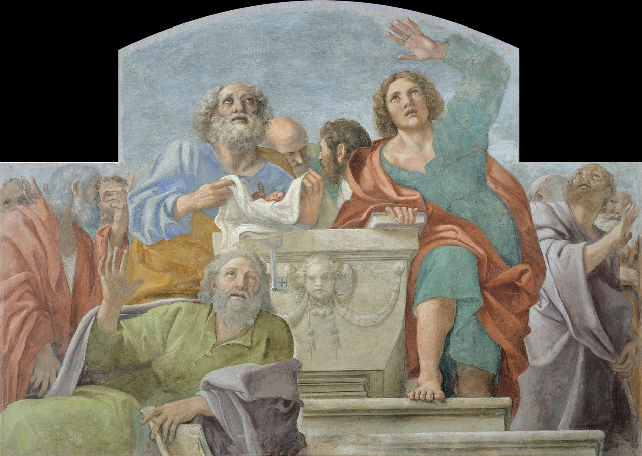 Apoštolové kolem Prázdného hrobu, 1604-1607 od Annibale Carracci