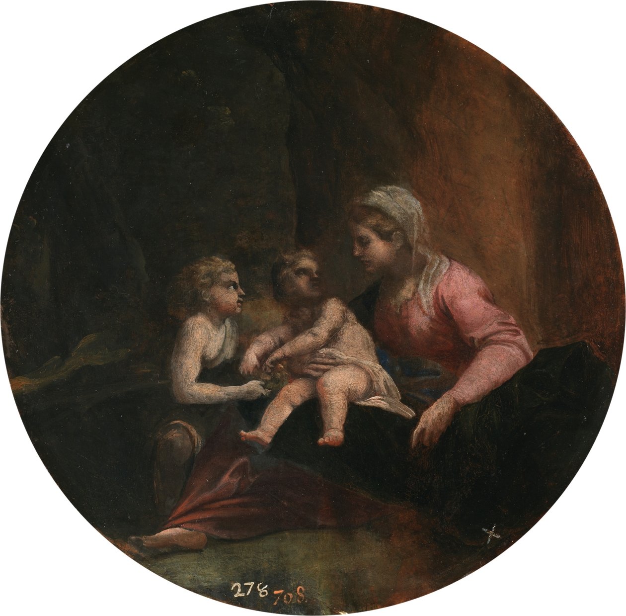 Carracci - Panna s dítětem a svatý Jan Křtitel, 1599 - 1600 od Annibale Carracci