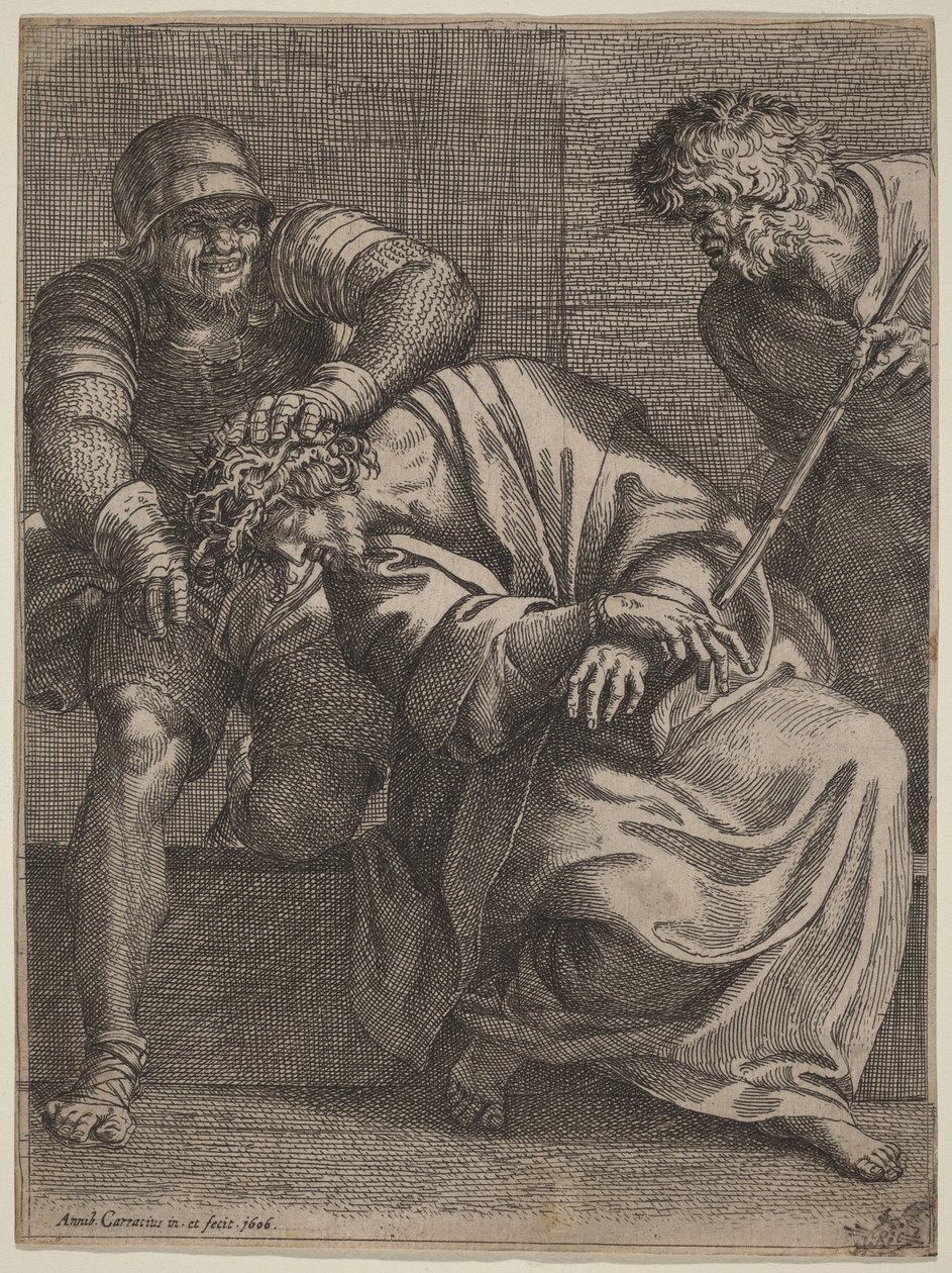 Kristus s trnovou korunou od Annibale Carracci