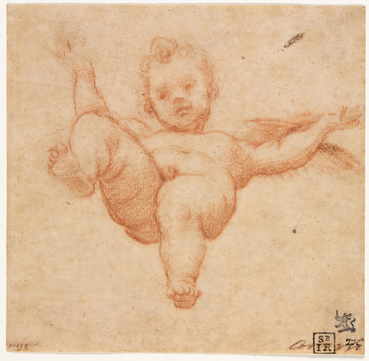 Létající Cupid, c. 1602. od Annibale Carracci