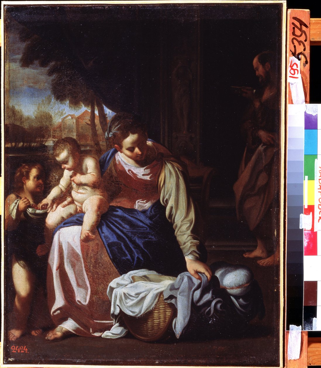 "Svatá rodina"" (Svatá rodina) Obraz Annibale Carracci (Annibale Carracci od Annibale Carracci