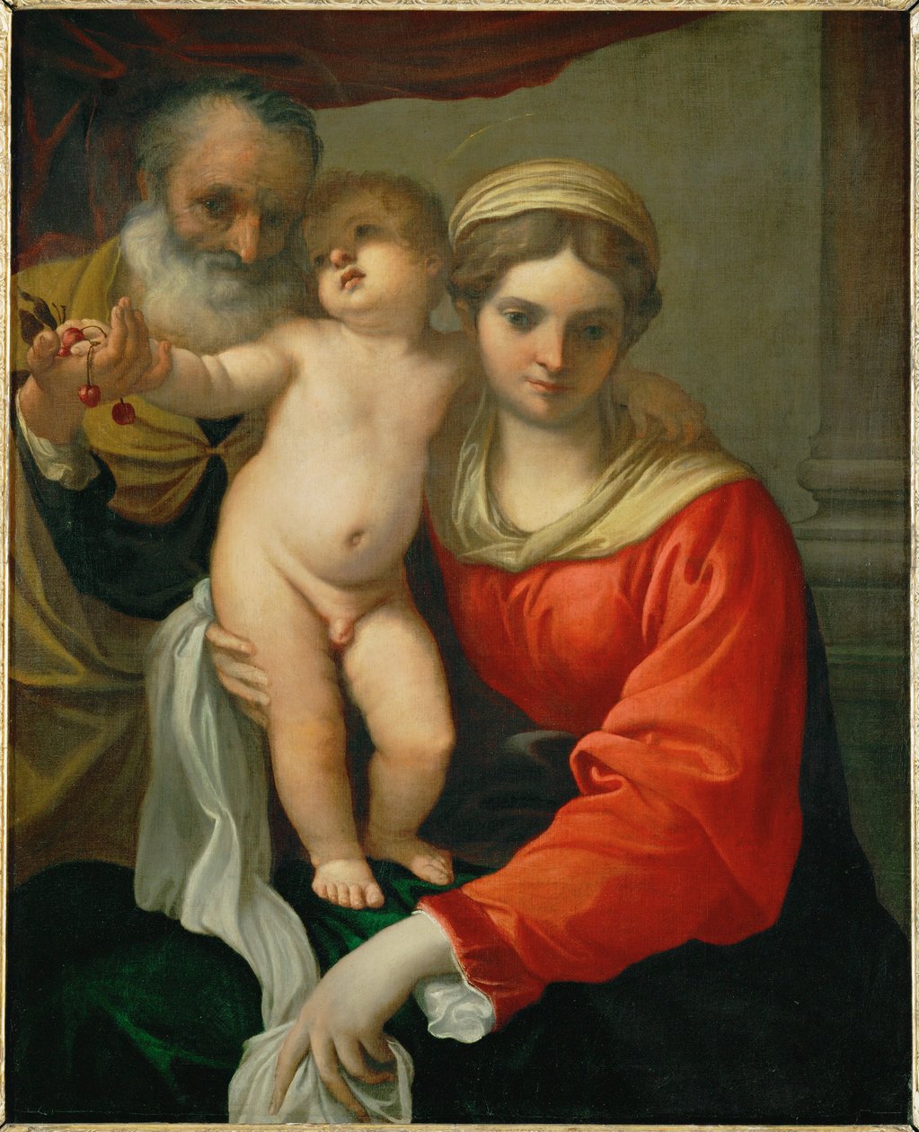 Madona s třešněmi ... od Annibale Carracci