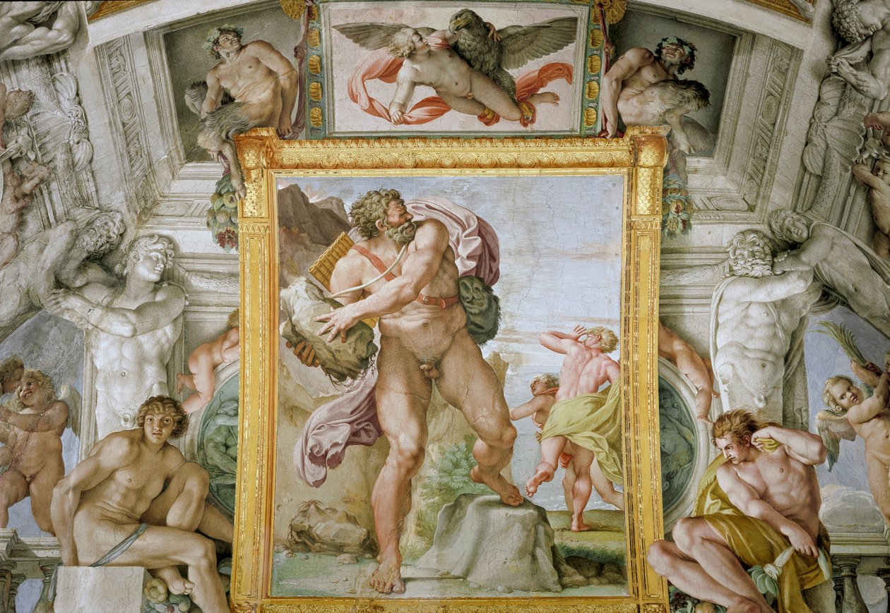 Polyphemus a Acis (Freska od Annibale Carracci
