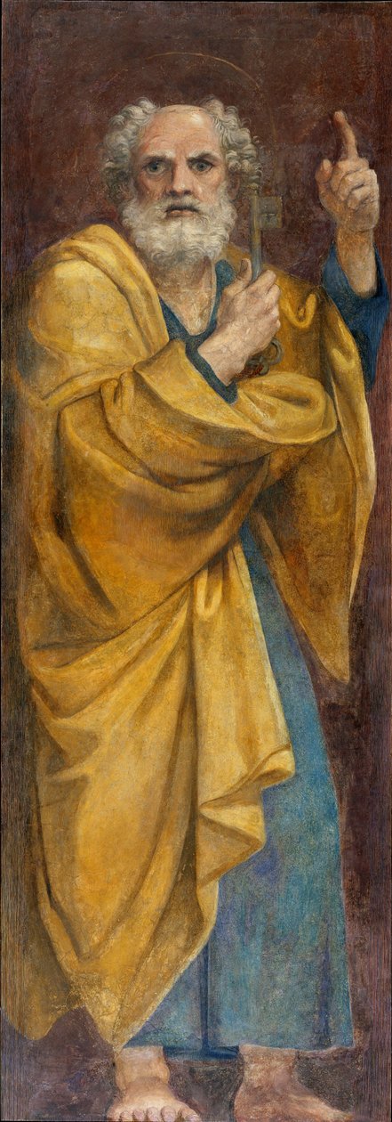 Svatý Petr - Obraz od Annibale Carracciho (Annibal Carrache od Annibale Carracci
