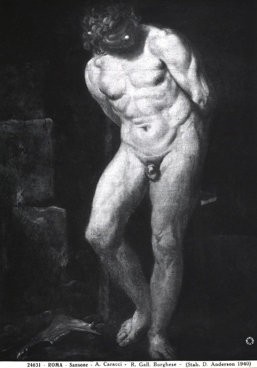 Samson, kolem 1580-1609 od Annibale Carracci