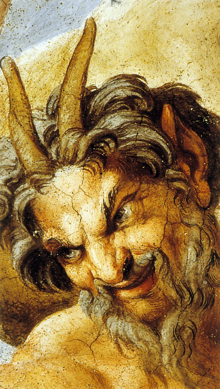 Satyre v paláci Farnese v Římě (nástěnná malba) od Annibale Carracci