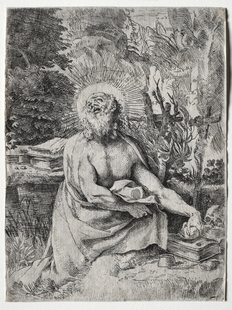 Svatý Jeroným od Annibale Carracci