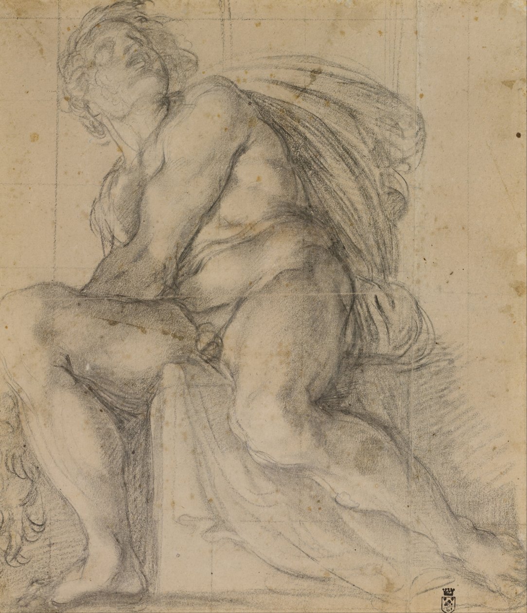 Studie pro ignudo od Annibale Carracci
