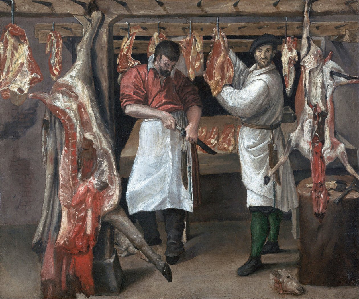 Řeznictví od Annibale Carracci