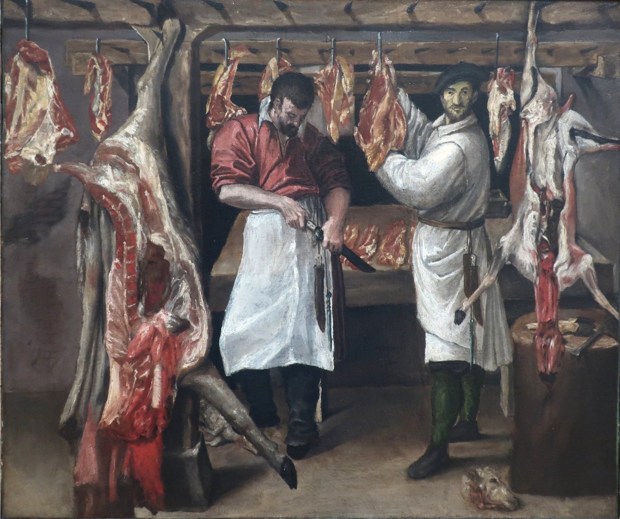 Řeznictví od Annibale Carracci