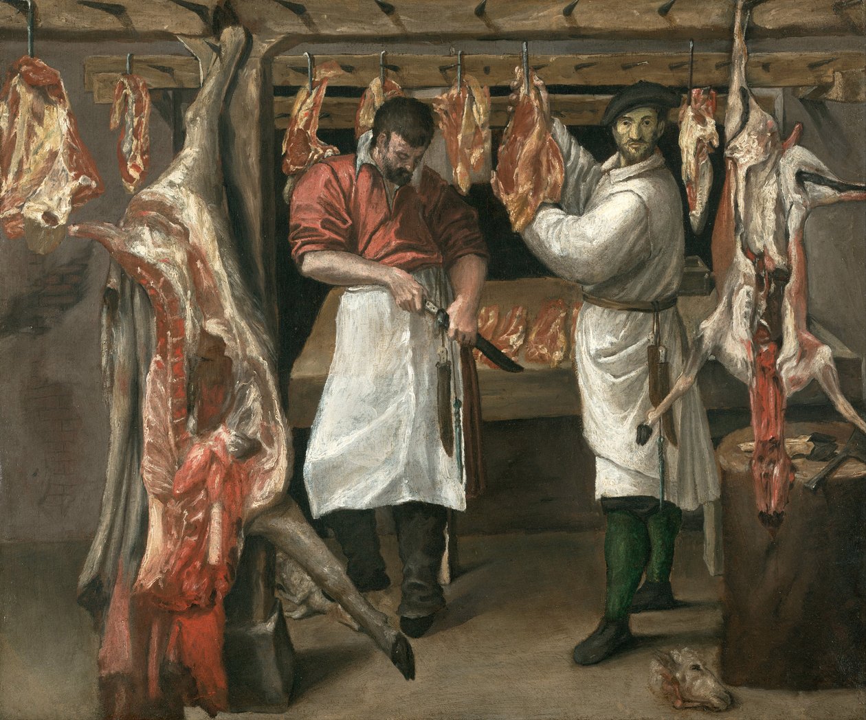 Řeznictví od Annibale Carracci