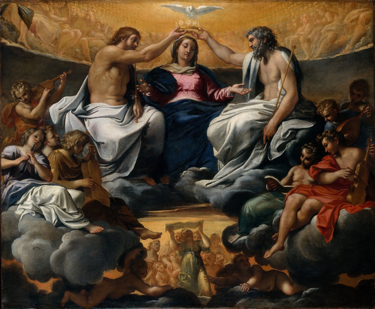 Korunovace Panny Marie od Annibale Carracci