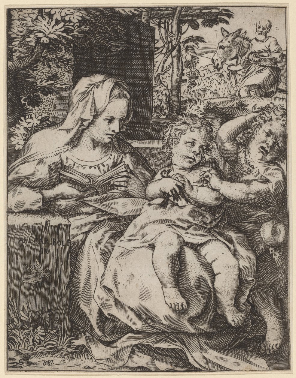 Madonna z vlaštovky od Annibale Carracci