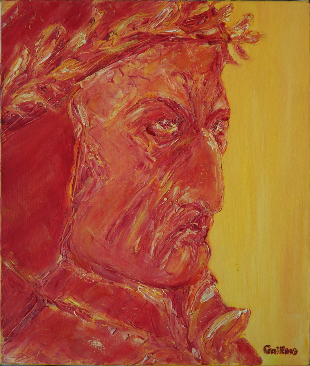 Dante (olej na plátně) od Annick Gaillard