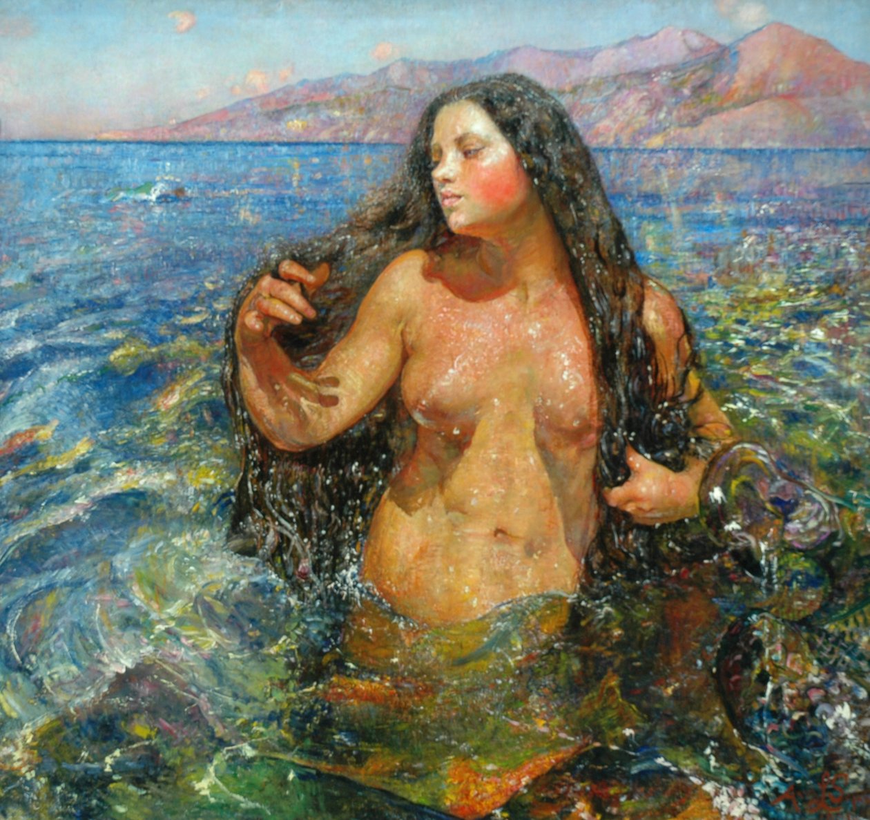 Oceanid od Annie Louisa Swynnerton