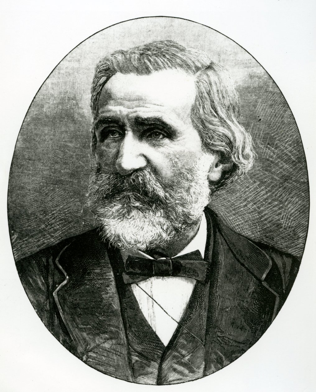 Portrét Giuseppe Verdiho (1813-1901) od Unbekannt Unbekannt