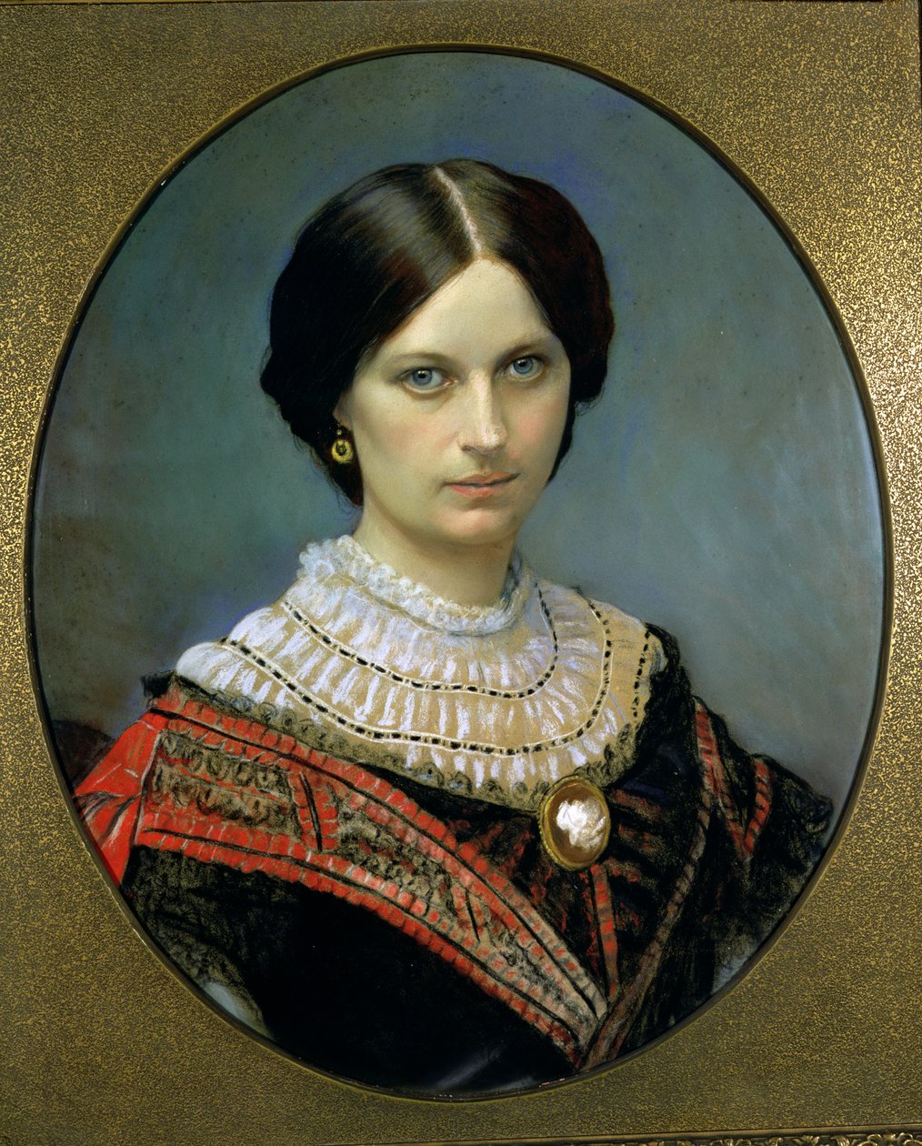 Portrét Theodosia Ogilvie, 1859 (pastel) od Unbekannt Unbekannt