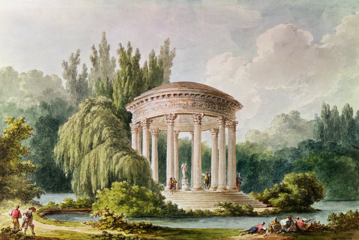 Chrám lásky, Petit Trianon od Unbekannt Unbekannt