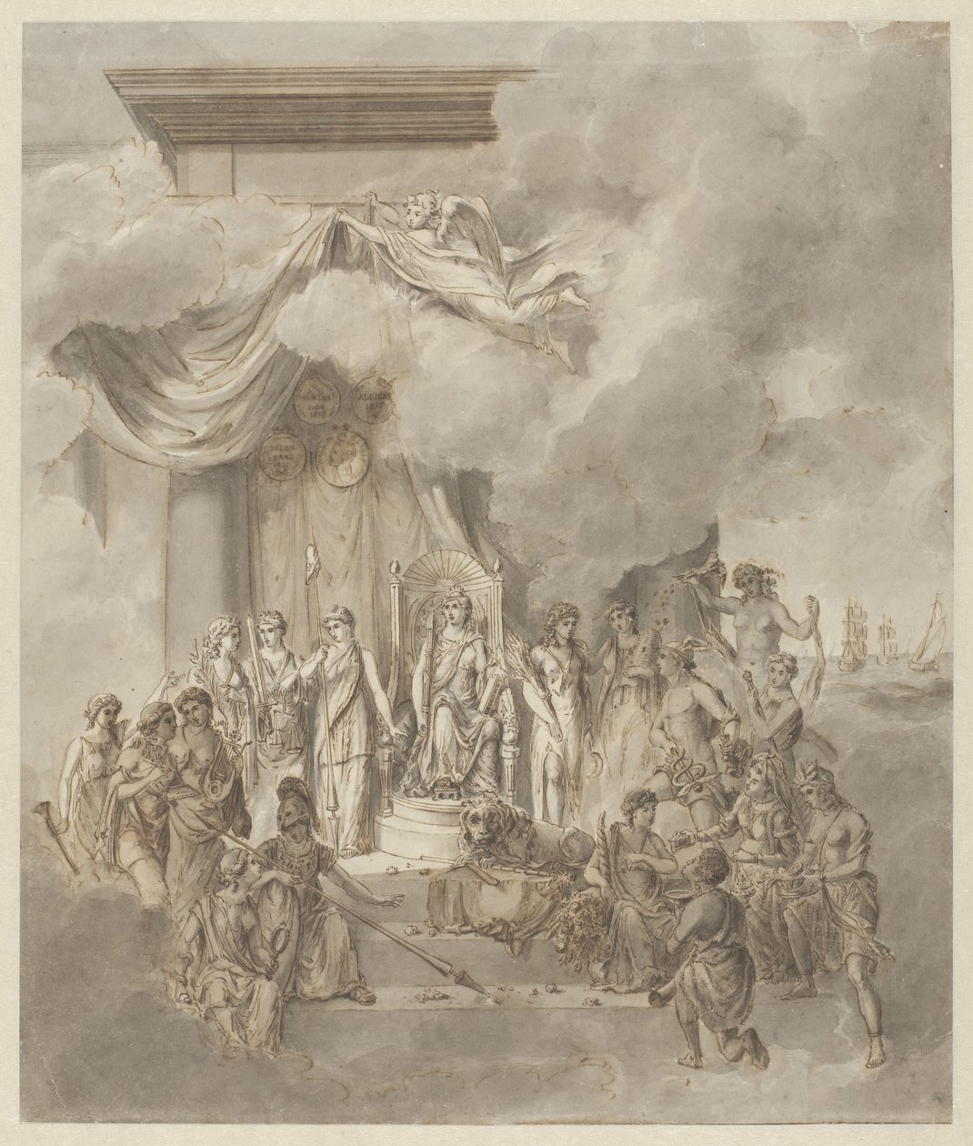 Alegorie vlády krále Viléma I., 1838 od Anonymous
