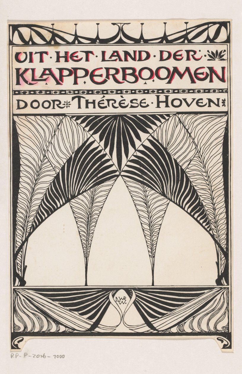 Návrh kapely pro: Thérèse Hoven, Ze země kokosových palem, 1897 od Anonymous