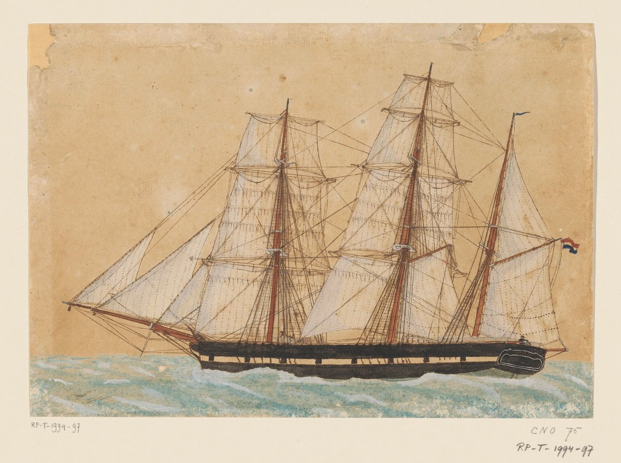 Kůra na moři Barkship 