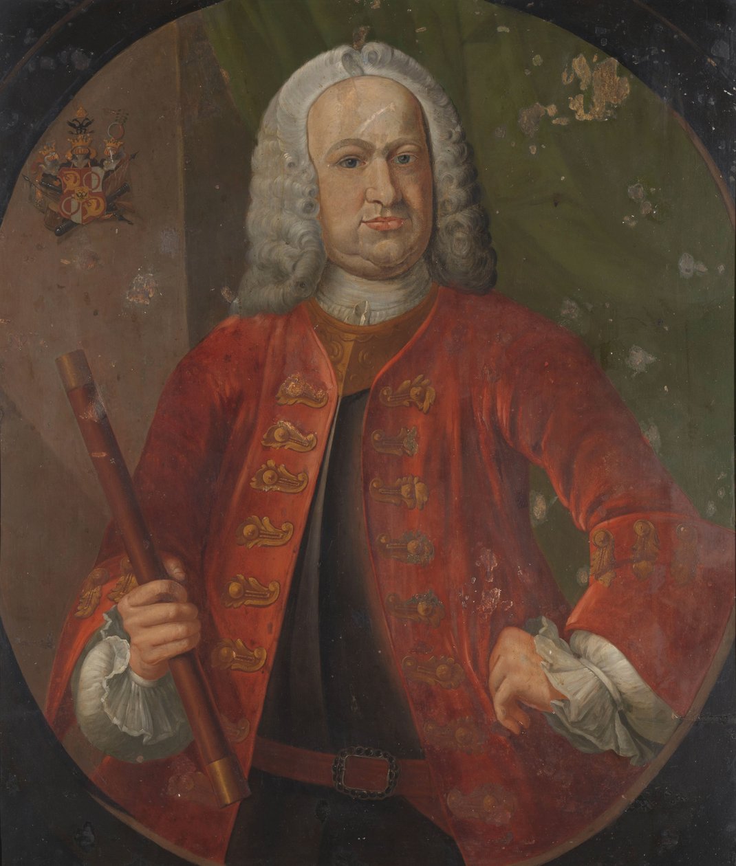 Baron Gustaaf Willem van Imhoff (1743-1750) Portrét Gustaaf Willem, baron van Imhoff, generální guvernér Nizozemské Východoindické společnosti od Anonymous