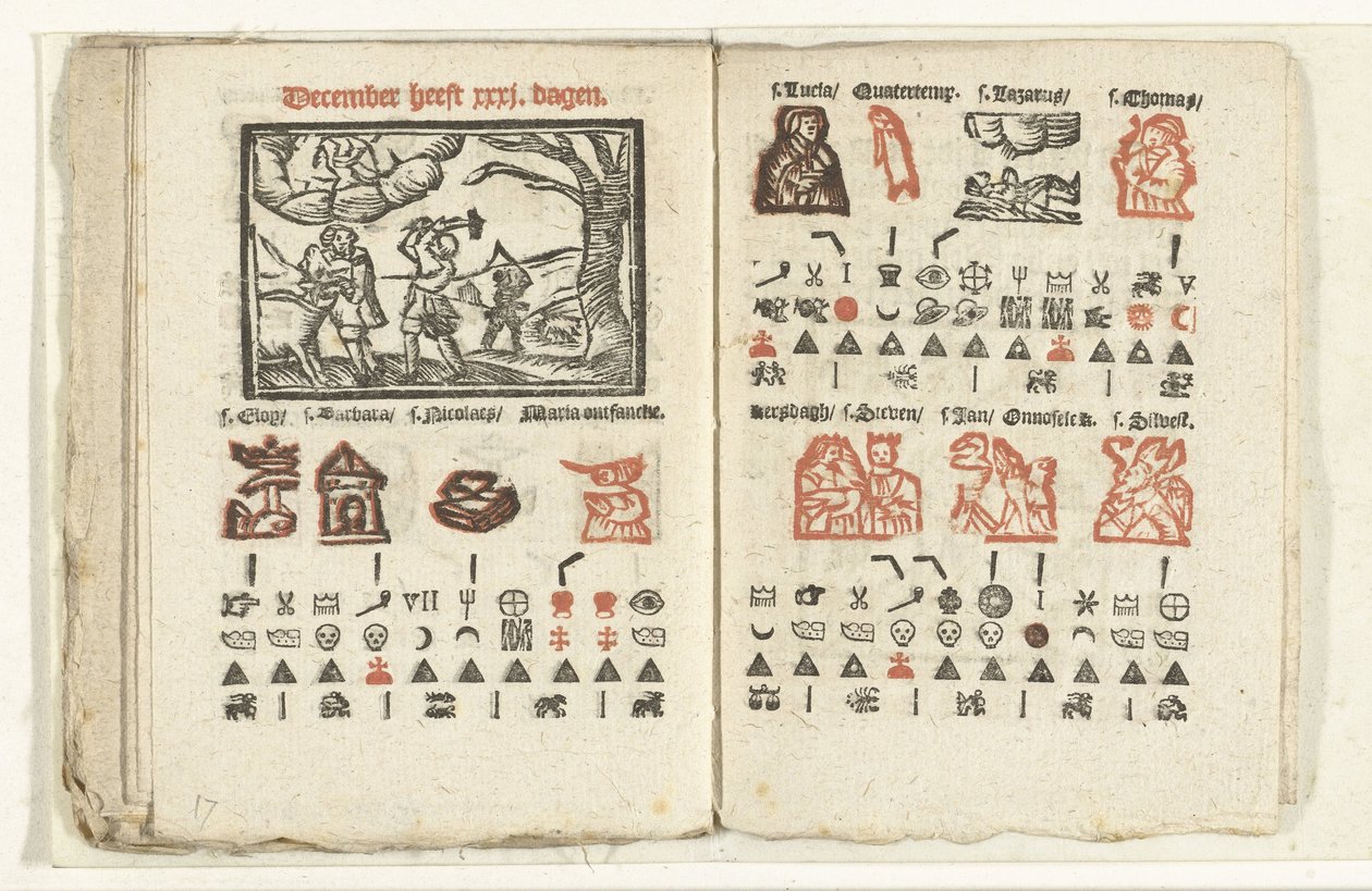 Stránky s předpovědí na prosinec 1712 od Anonymous