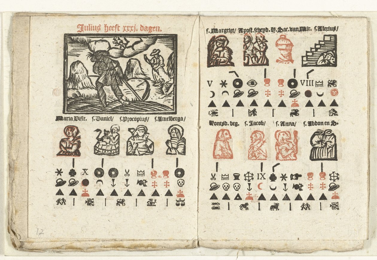 Stránky s předpovědí na červenec 1712 od Anonymous