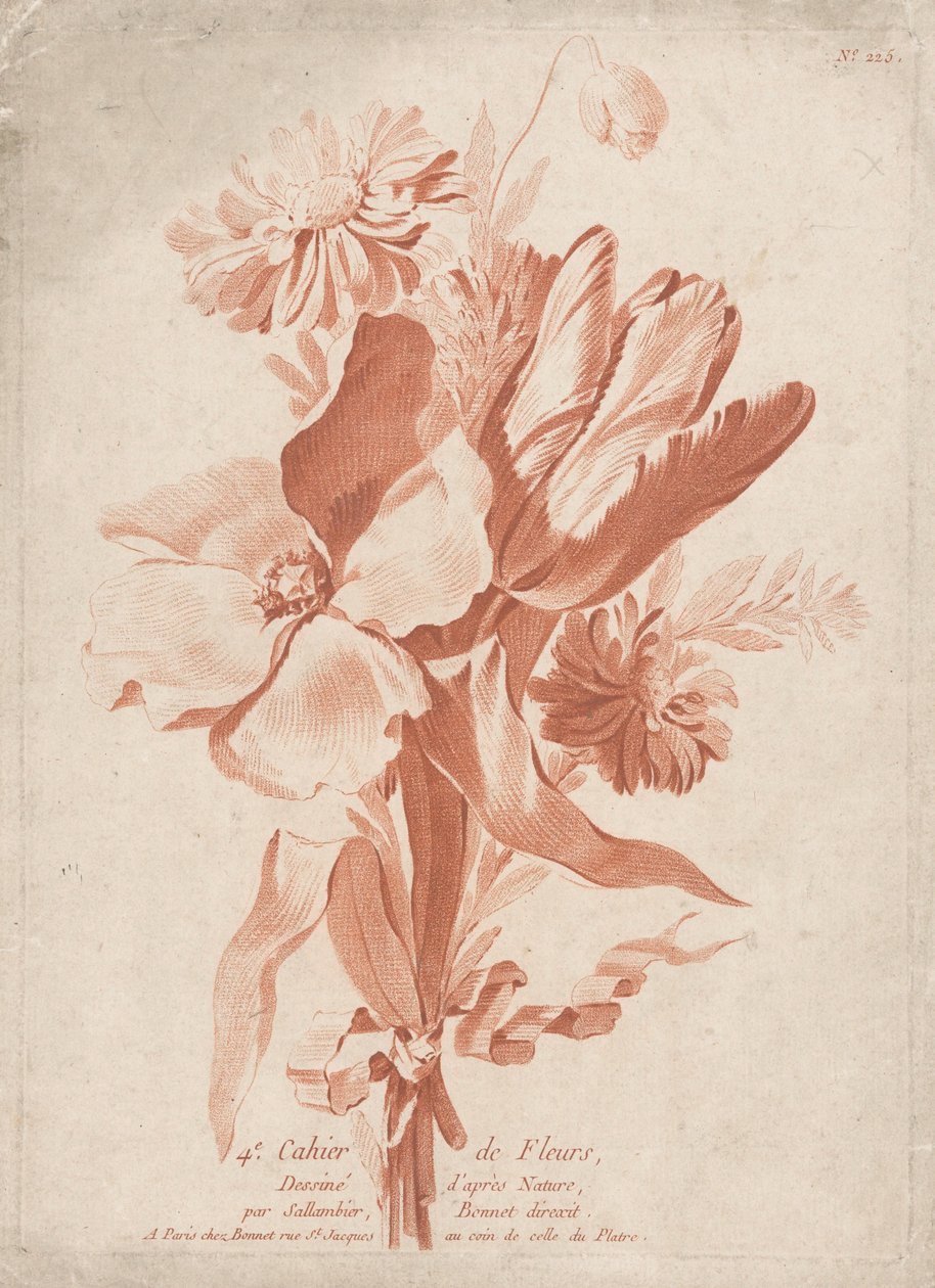 Květiny 4. Cahier de Fleurs (název série na objektu) od Anonymous