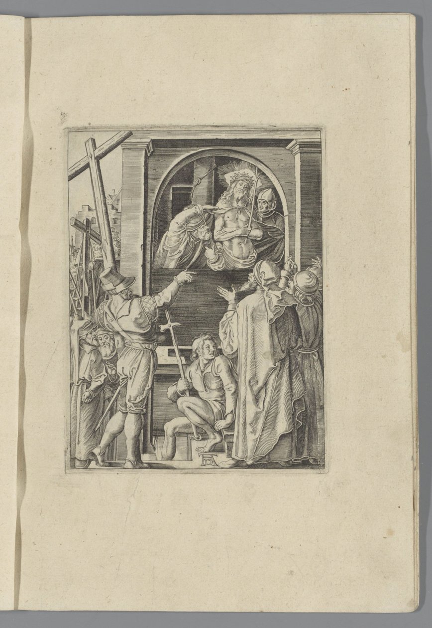 Christus the people of getoond (Ecce homo) The Little Pass (název série) Passio Christi Ab Alberto Durer Nuremberg Figure (název série) od Anonymous