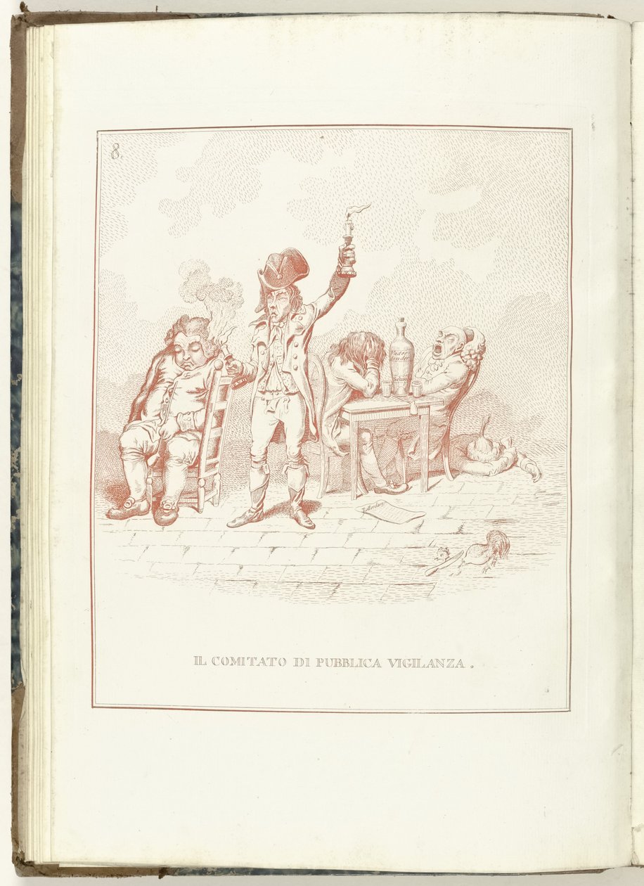 Comité van Algemene Waakzaamheid, 1795 Výbor pro veřejný dohled (název objektu) Hollandia Regenerata (italská kopie) (název série) Regenerace Holandska: Specchio všem regenerovaným národům (název série na objektu) od Anonymous