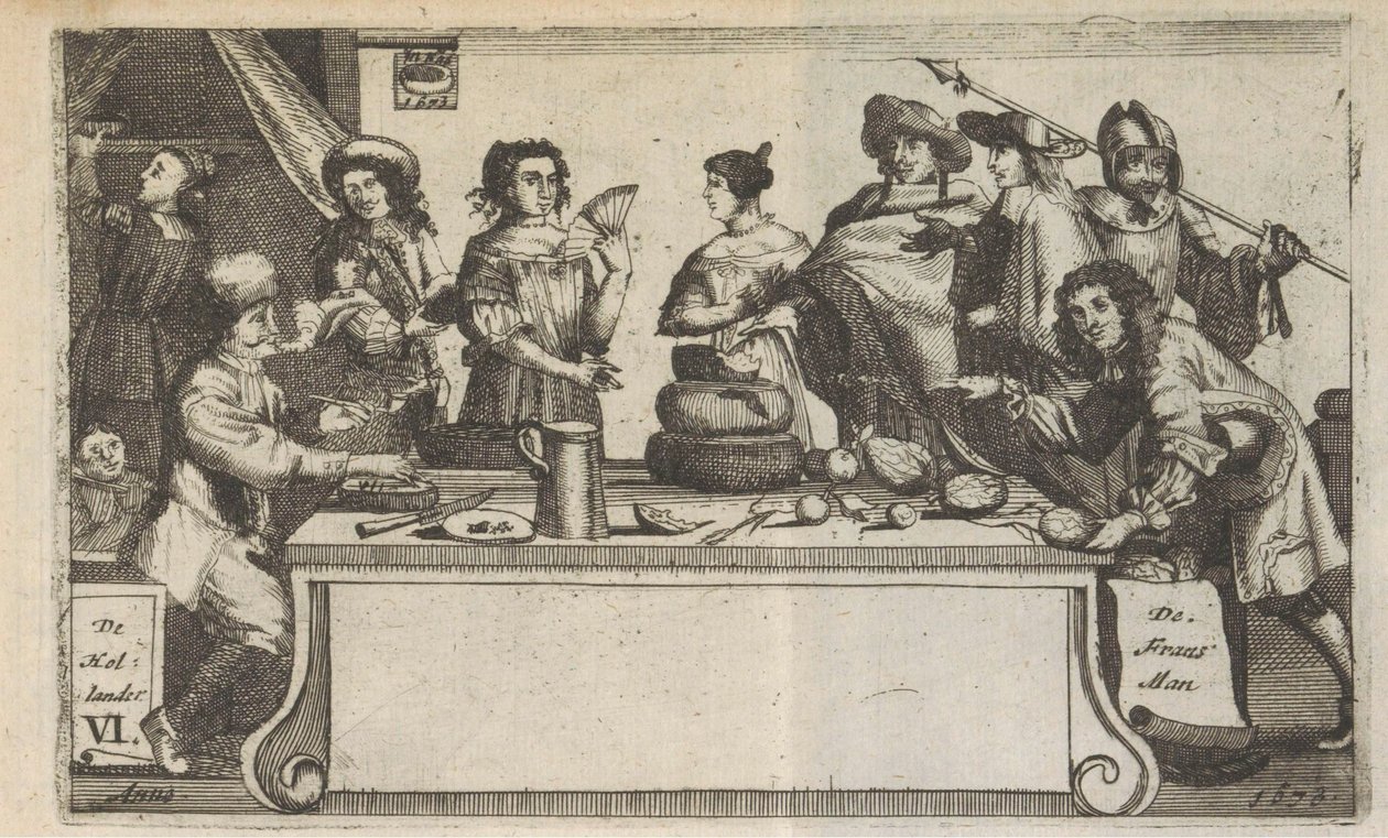Od Fransmana a Hollandera, 1673 Frans-man Hollander / Le Francois L