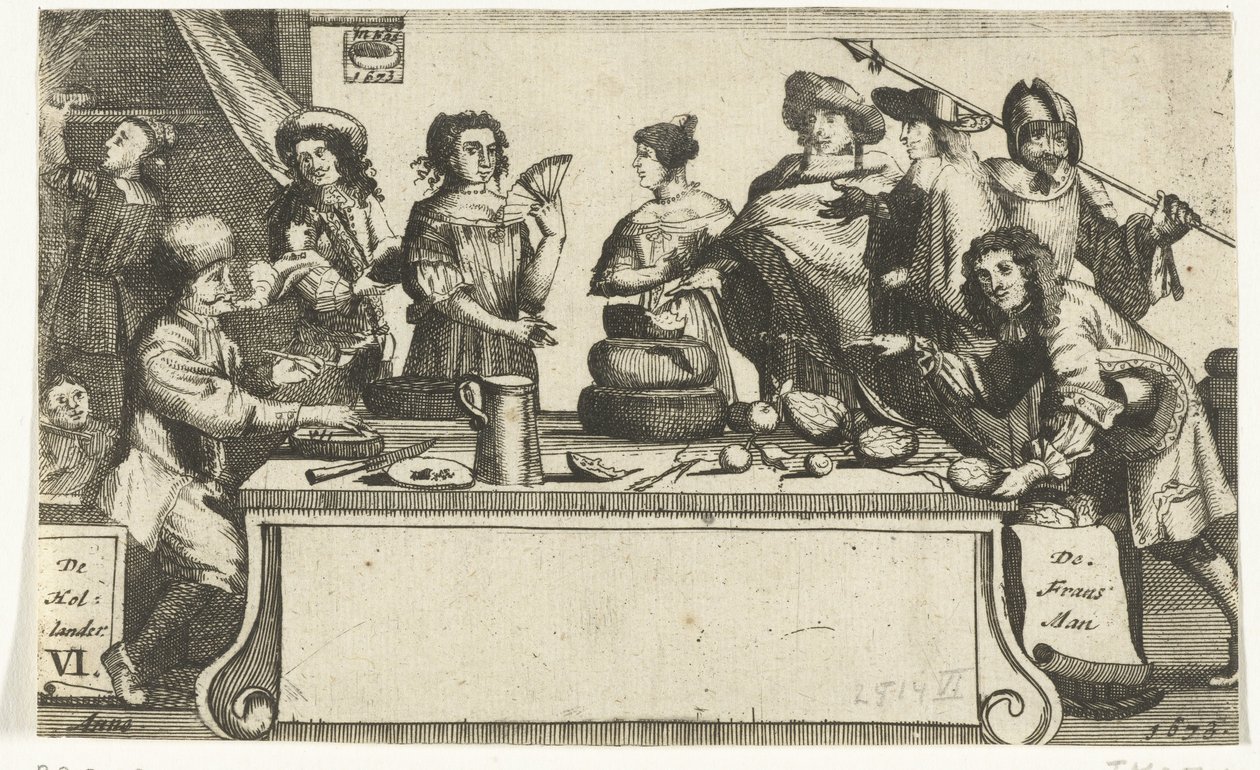 Od Fransmana a Hollandera, 1673 Frans-man Hollander / Le Francois L