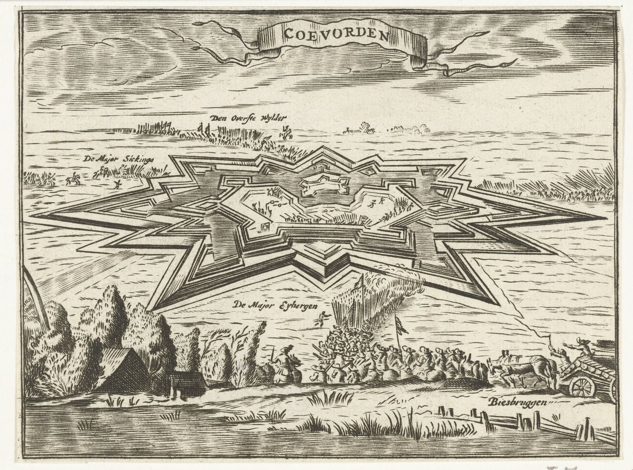 Bouře Coevorden, 1672 od Anonymous
