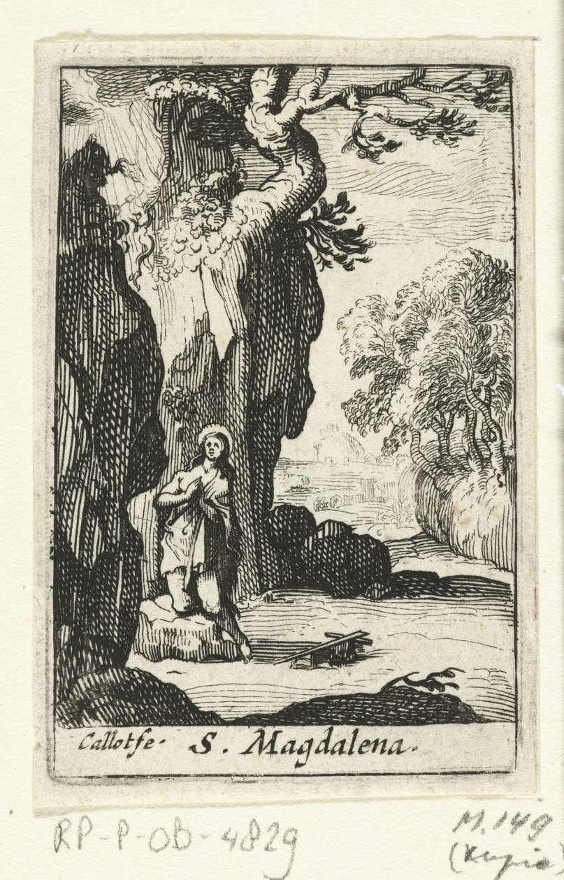 Kajícnice Marie Magdalena S. Magdalena (titul na předmětu) Penitent Saints (název série) od Anonymous