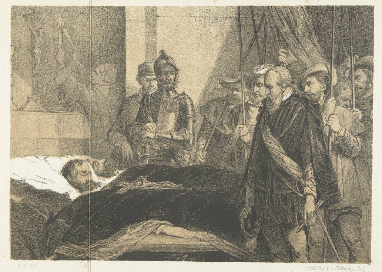 Poslední hold mrtvolám Egmonda a Horna, 1568 Poslední pocta vzdaná mrtvolám hrabat z Egmonda a Hoorne (titul na předmětu) od Anonymous