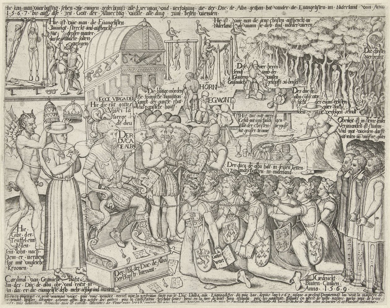 Trůn vévody z Alby, 1569 od Anonymous