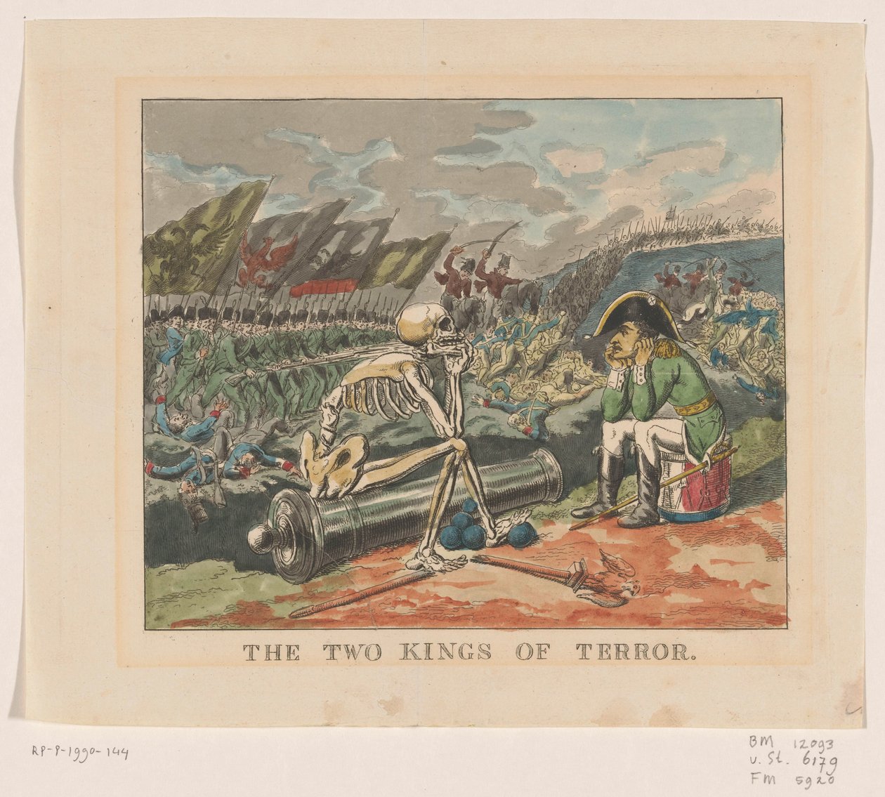 Dva králové teroru, 1813 Dva králové teroru (název na předmětu) od Anonymous